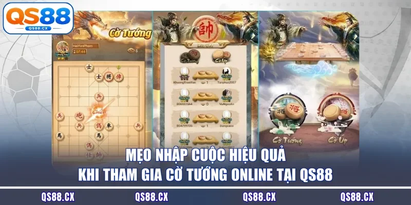 Mẹo nhập cuộc hiệu quả khi tham gia cờ tướng online tại QS88